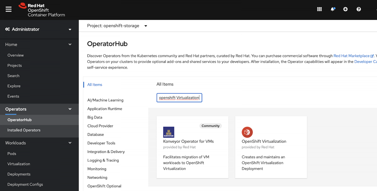 First Steps with OpenShift Virtualization – Open Sourcerers